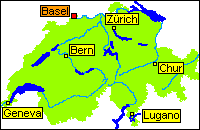 Location of Basel