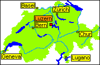 Location of Luzern